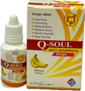 Q-Soul Anti Diarrheal Drops 30ml - Banana Flavour - For Diarrhea Vomiting Dehydration