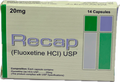 Recap 20mg Capsules 14s - Fluoxetine HCl USP 20mg