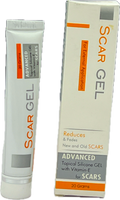 Scar Gel 20g - Advanced Topical Silicone Gel with Vitamin-E for Scars - Reduces & Fades New and Old Scars