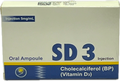 SD3 Injection 5mg/mL - Cholecalciferol BP Vitamin D3 Oral Ampoule - Injection