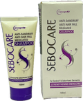 : Sebocare Medicated Shampoo 100ml - Anti-Dandruff Anti Hair Fall - For Dandruff & Seborrhoeic Dermatitis Strengthening Energizing - Careapex