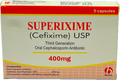 Superixime Capsules 400mg 5s - Cefixime USP 400mg - Third Generation Oral Cephalosporin Antibiotic - Biorex