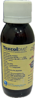 Texcol DMD Syrup 60ml - Dextromethorphan 6.25mg + Diphenhydramine 5mg / 5ml - Dry Allergy Cough Syrup - Sugar Free
