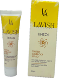 Tinsol Tinted Sunblock SPF 60 30gm - Lavish Aesthetics - Very High Protection Against UVA & UVB