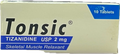 : Tonsic Tablets 10s - Tizanidine USP 2mg - Skeletal Muscle Relaxant