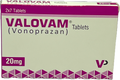 : Valovam Tablets 20mg - Vonoprazan 20mg - 2x7 Tablets - Acid Blocker