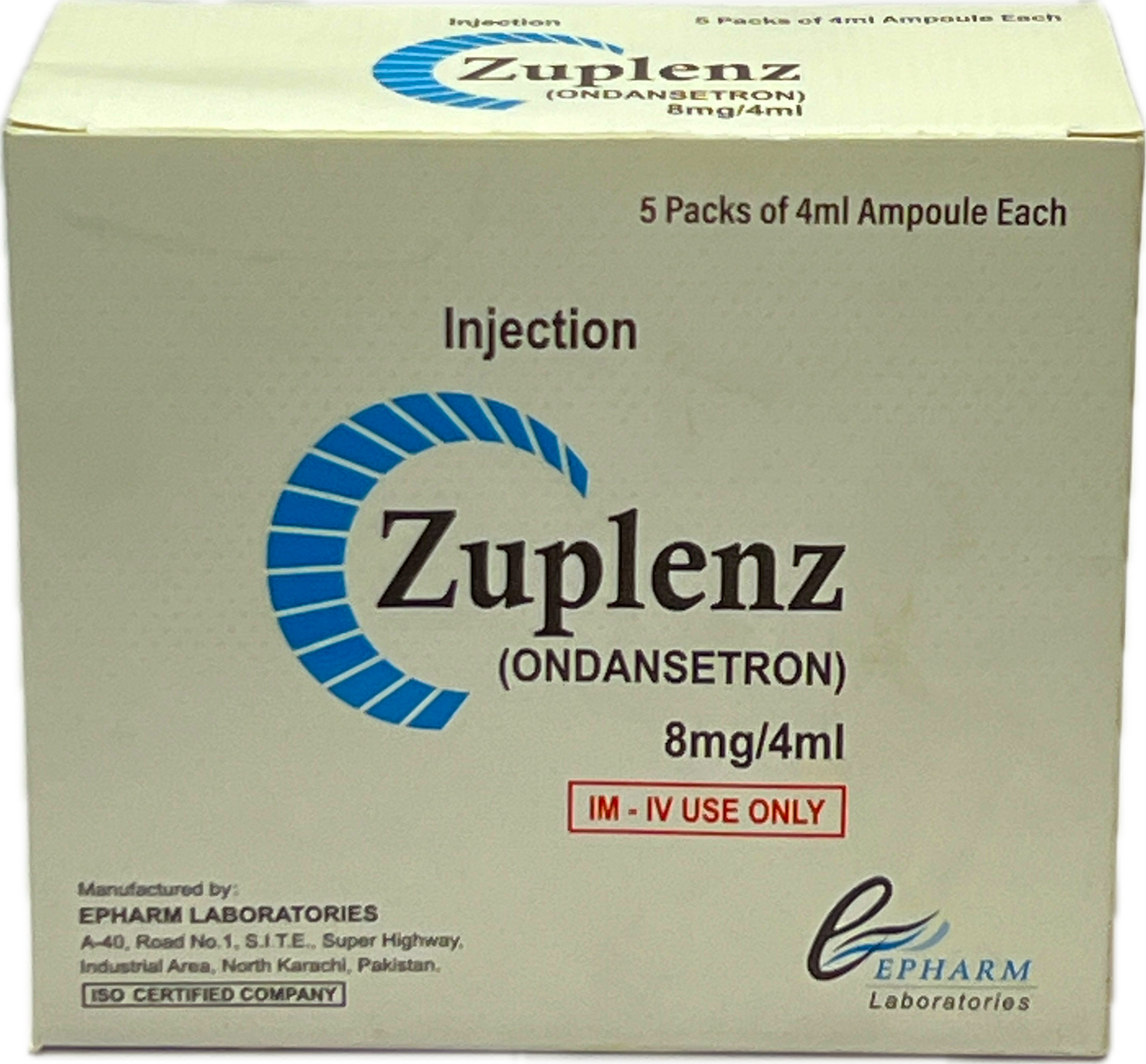 Zuplenz Injection 8mg/4ml (Ondansetron)